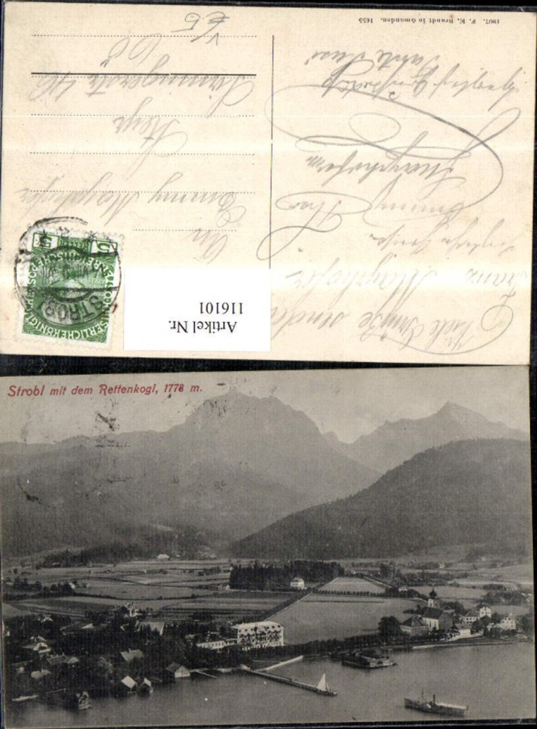 116101,Strobl m. d. Rettenkogel pub Brandt 1655