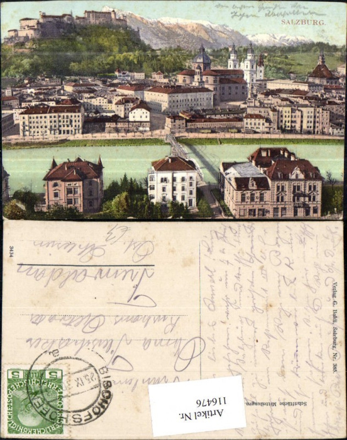 116476, Salzburg view 1930