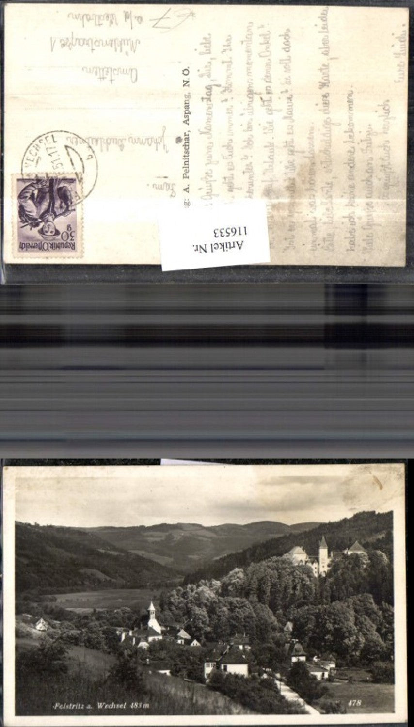 116533,Feistritz u. Wechsel 1951