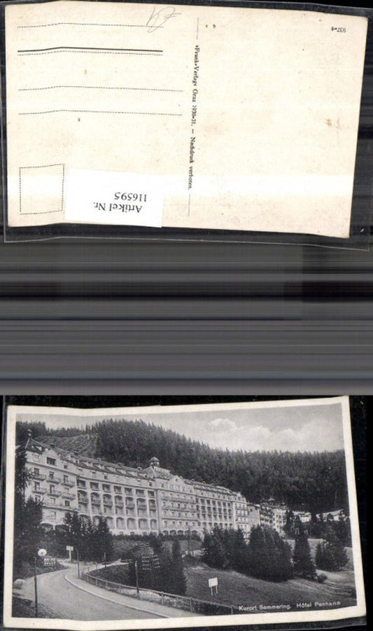 116595,Kurort Semmering Hotel Panhans