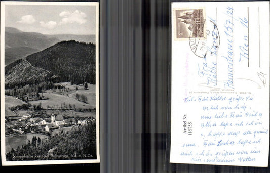 116755,Raach a. Hochgebirge Gloggnitz Sommerfrische 1962