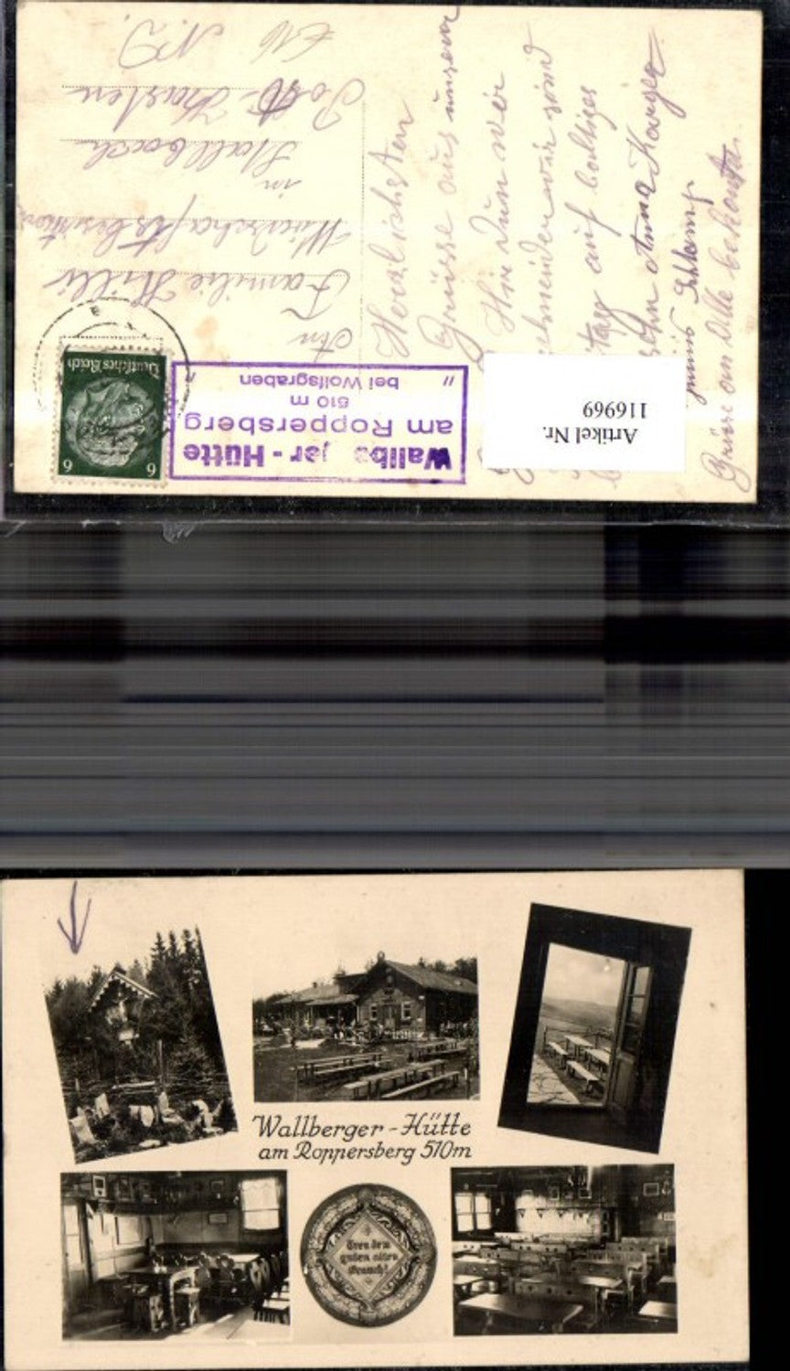 116969,MehrAk Wallberger-Hütte a. Roppersberg b. Wolfsgraben 1940