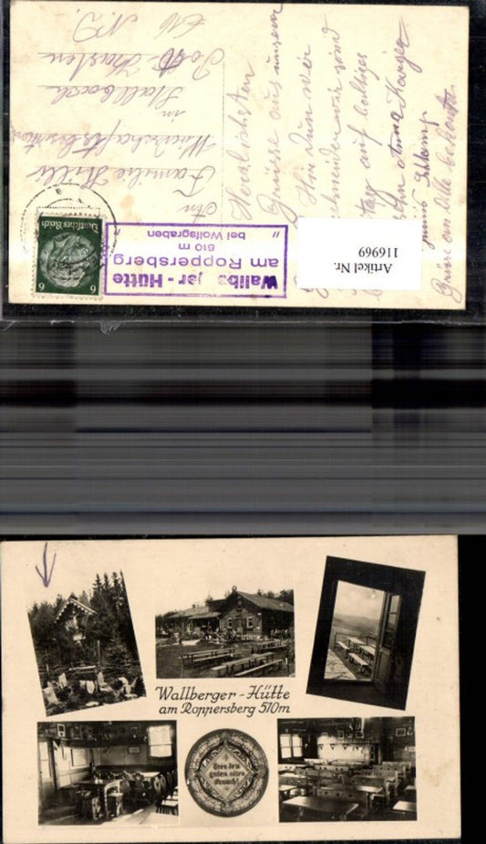 116969,MehrAk Wallberger-Hütte a. Roppersberg b. Wolfsgraben 1940