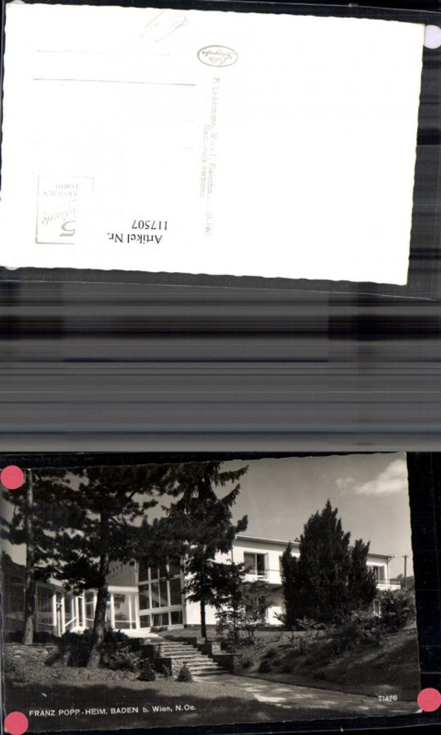 117507,Baden b. Wien Franz Popp-Heim Front