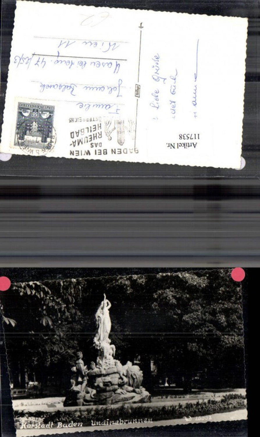 117538,Baden b. Wien Undinebrunnen