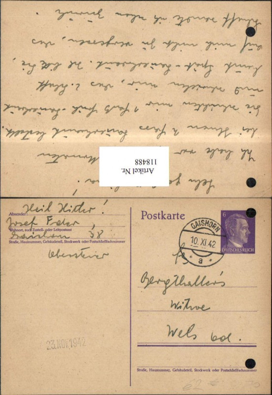 Alte Ansichtskarte – Old Postcard