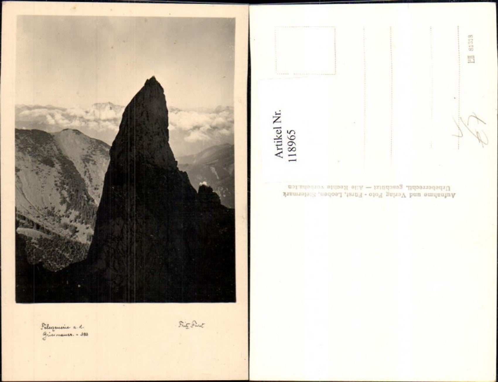Alte Ansichtskarte – Old Postcard