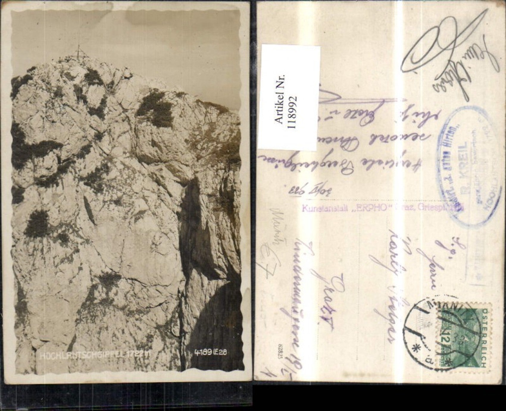 Alte Ansichtskarte – Old Postcard