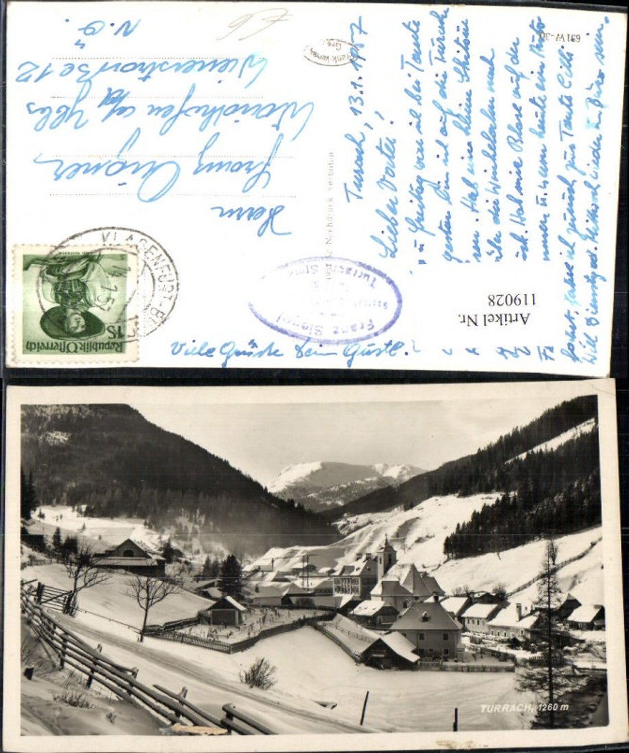 Alte Ansichtskarte – Old Postcard