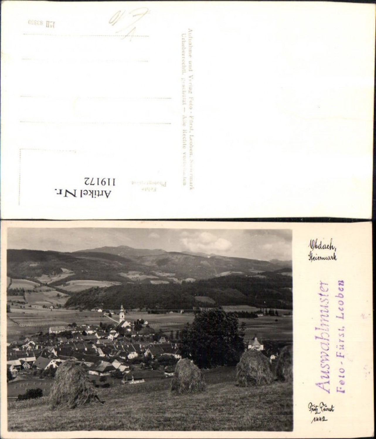 Alte Ansichtskarte – Old Postcard