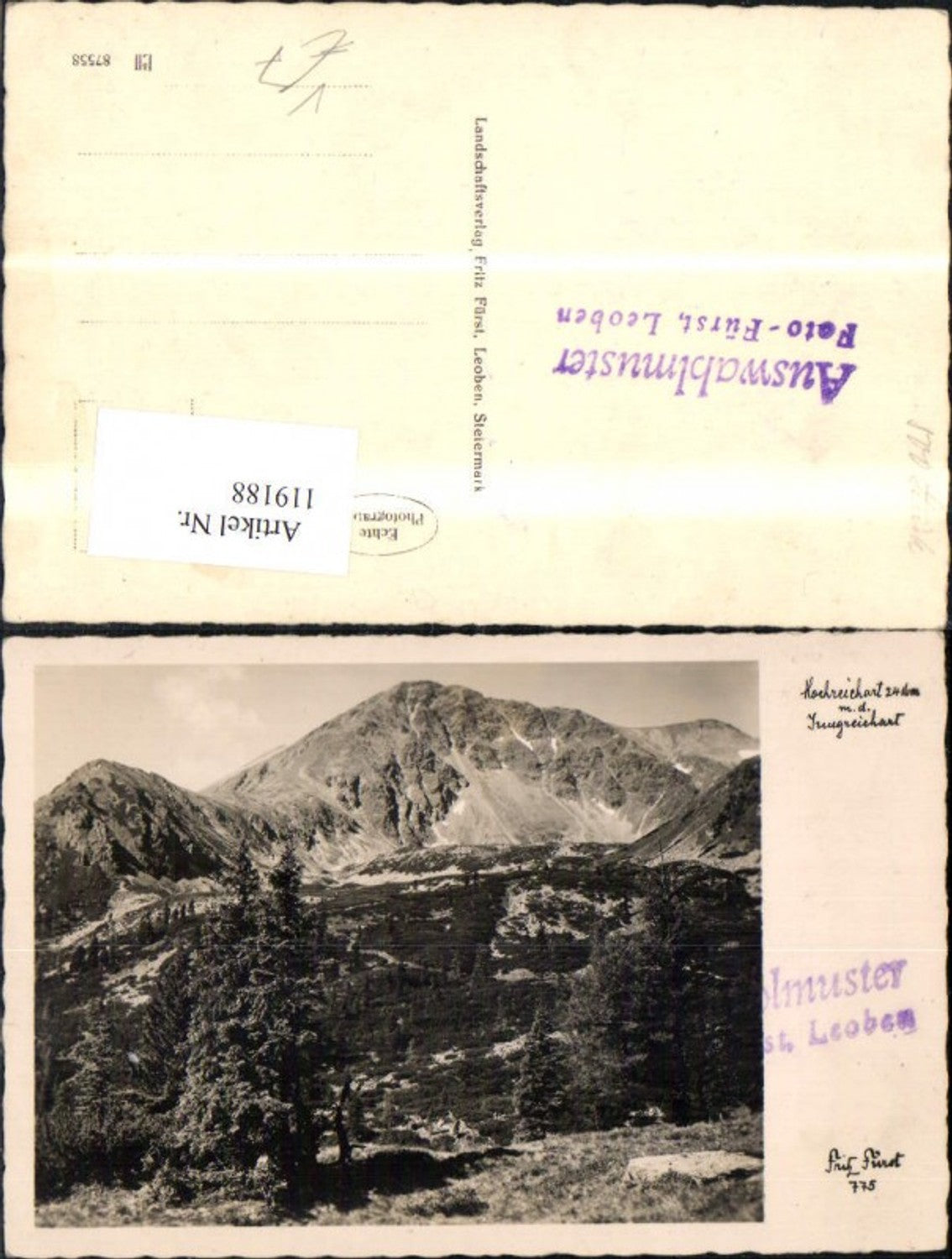 Alte Ansichtskarte – Old Postcard