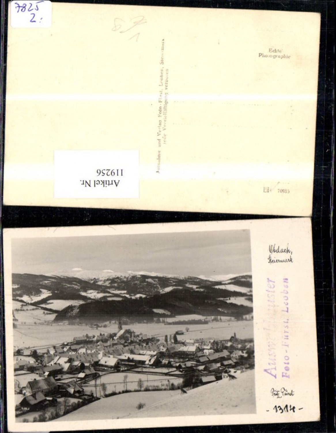 Alte Ansichtskarte – Old Postcard