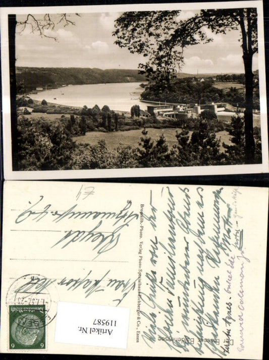 119587,Der Essener Baldeneysee Essen 1937