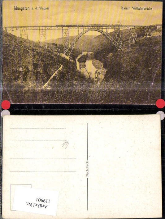 119901,Müngsten a. d. Wupper Kaiser Wilhelmbrücke
