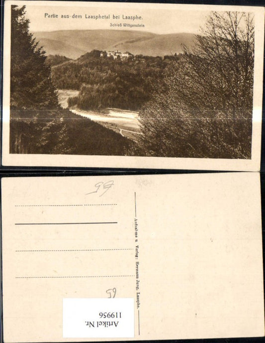 119956,Partie aus d. Laasphetal b. Laasphe Schloß Wittgenstein