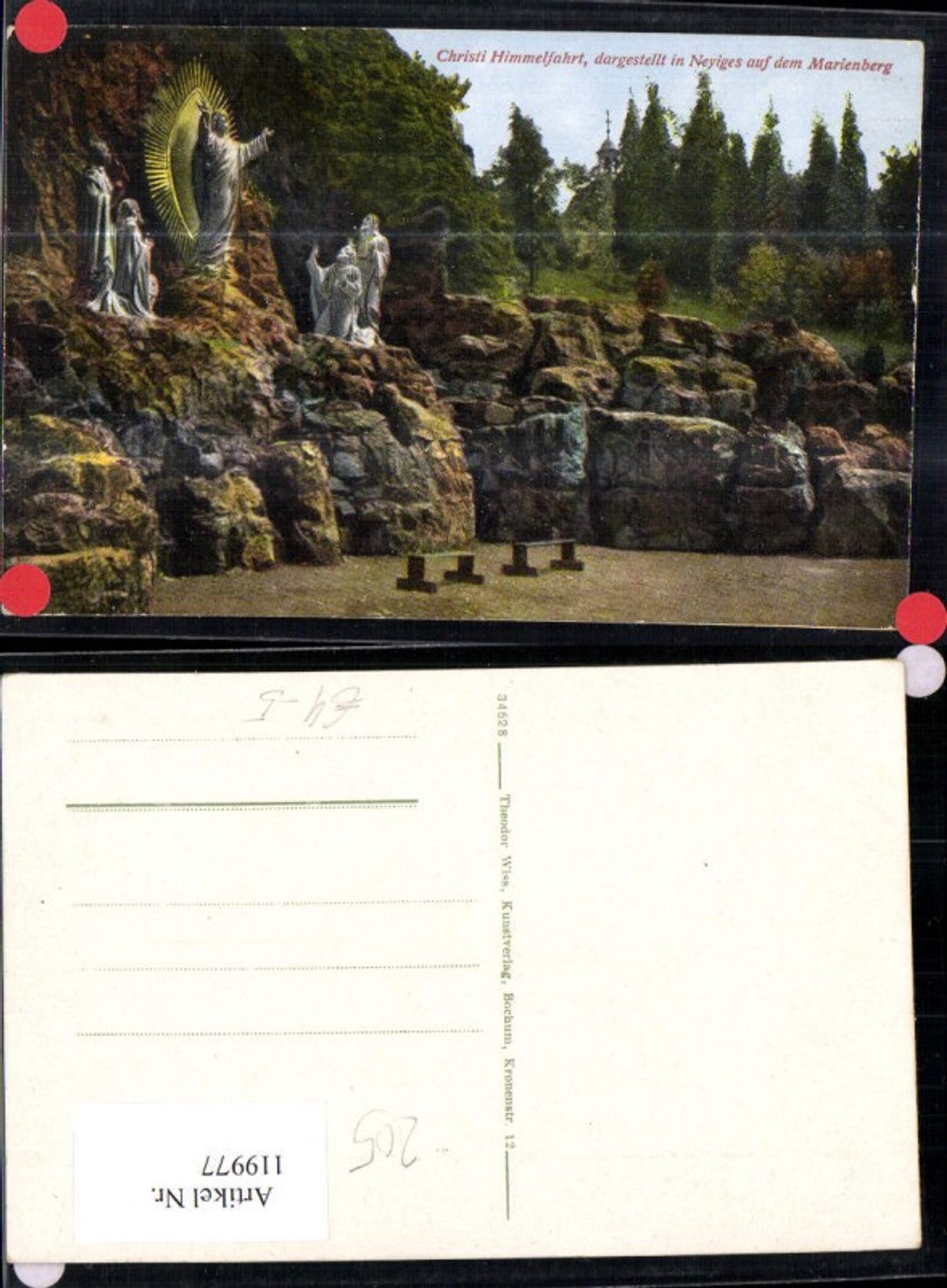 119977,Neviges Christi Himmelfahrt Darstellung auf d. Marienberg