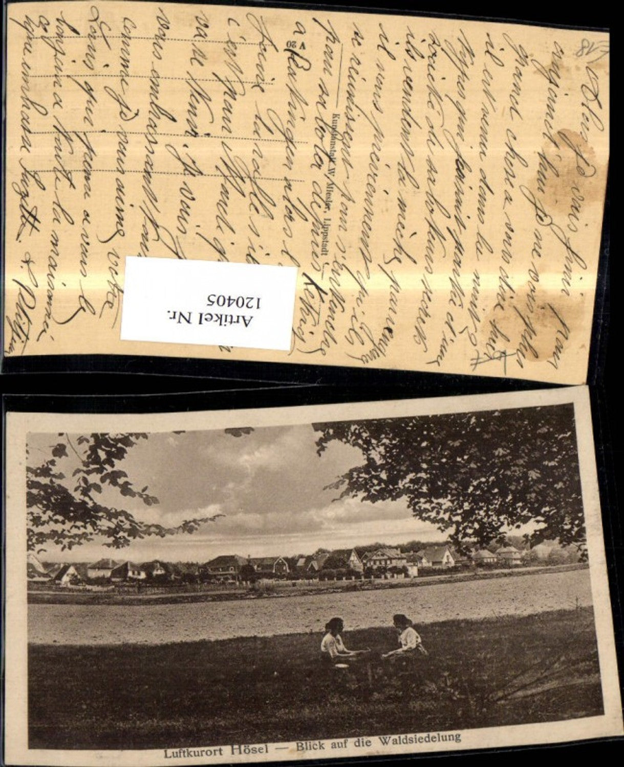120405,Hösel Blick auf d. Waldsiedlung