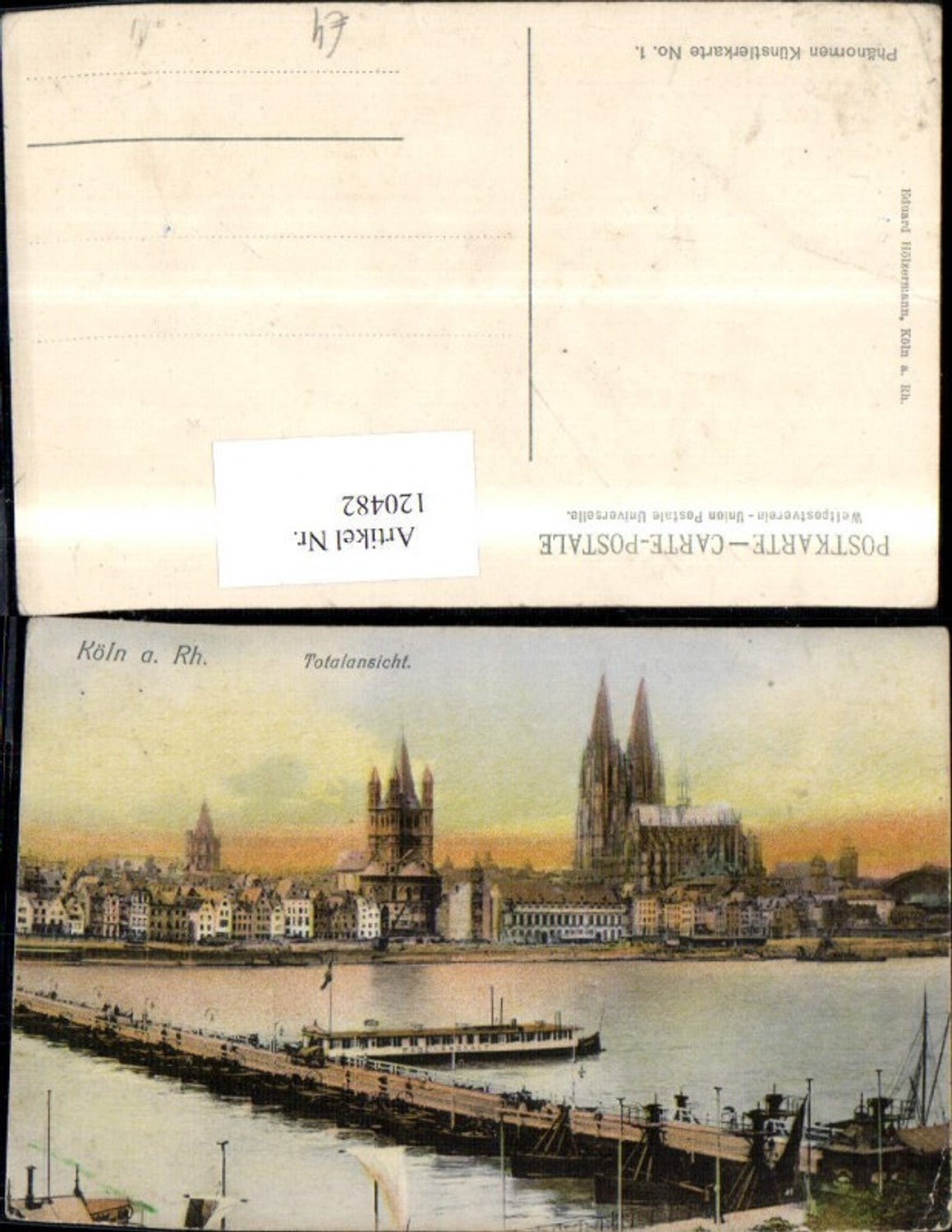 120482,Köln a. Rhein Totalansicht