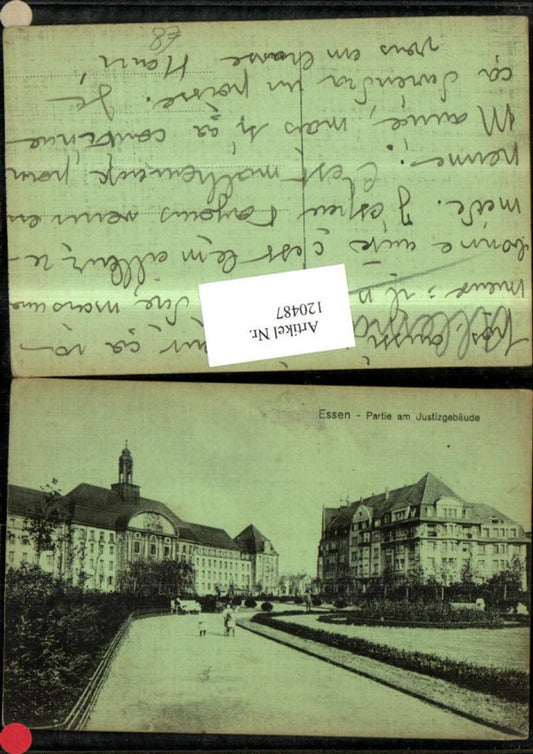 120487,Essen Partie am Justizgebäude Strassenansicht
