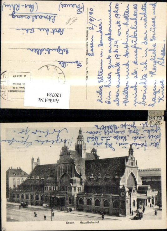 120784,Essen Hauptbahnhof 1930