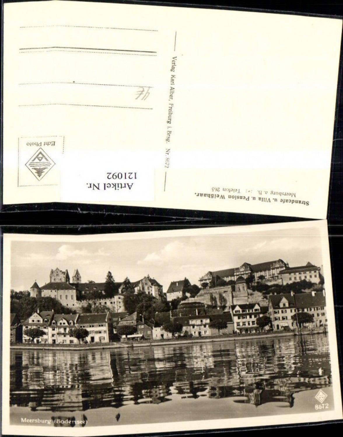 121092,Meersburg Bodensee Strandcafe u. Villa u. Pension Weißhaar