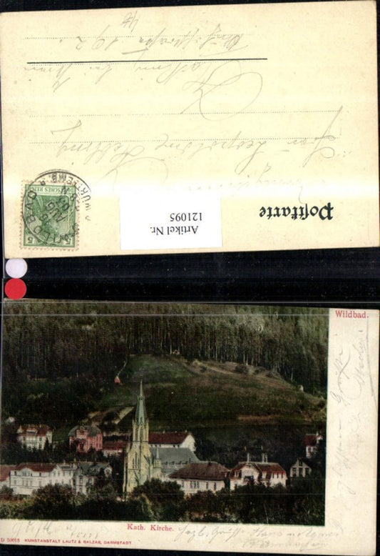 121095, Wildbad Catholic Church, view 1903