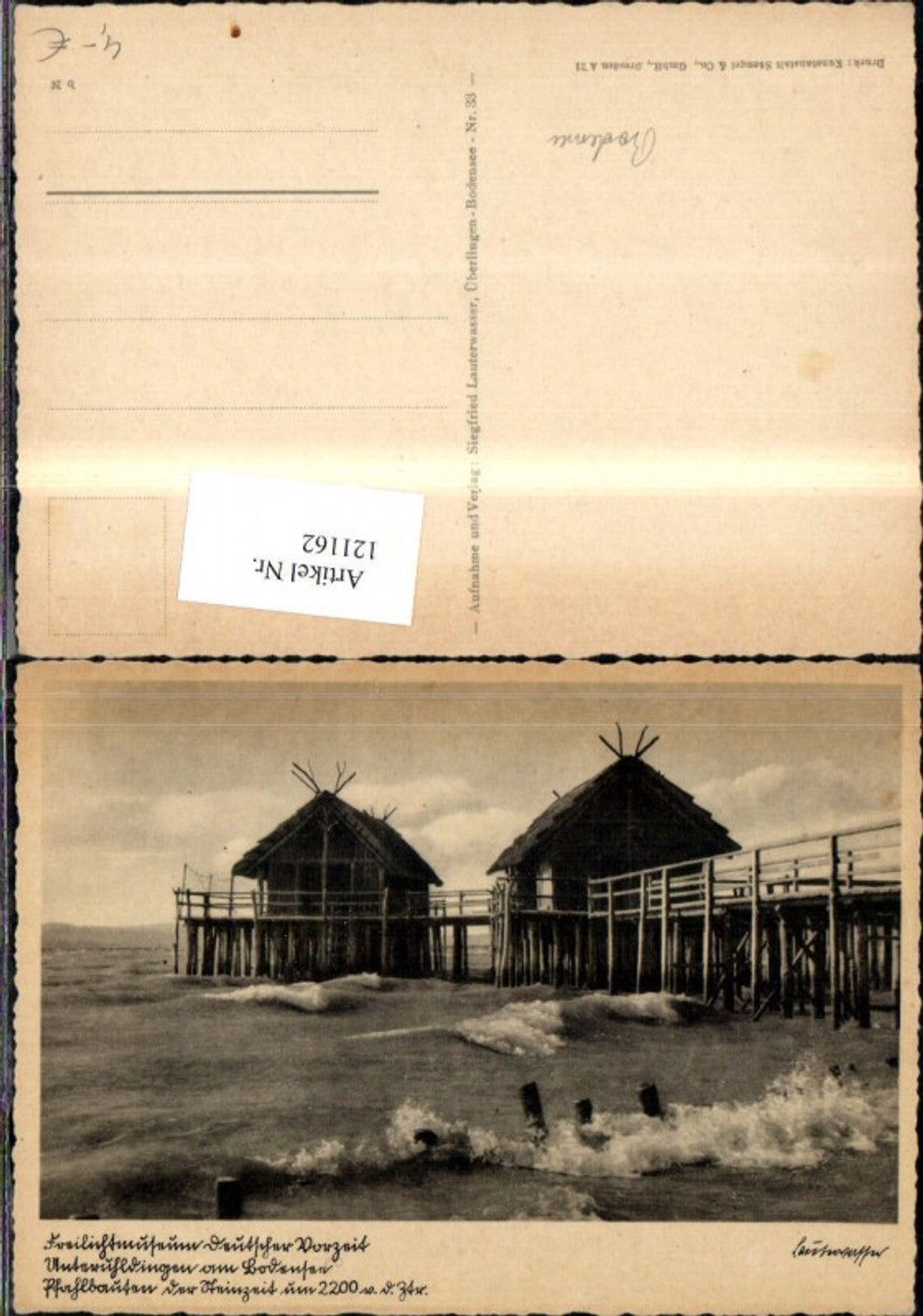 121162, Lake Constance Pile Dwelling Museum Unteruhldingen View