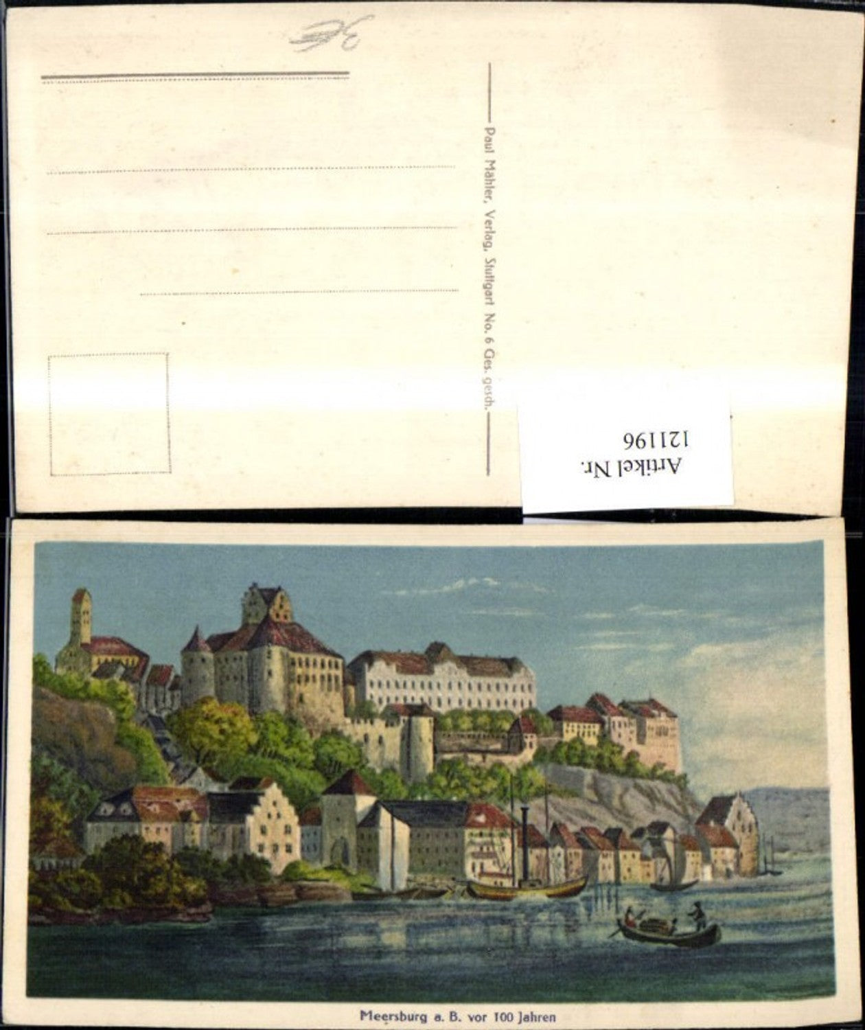 121196,Meersburg a. Bodensee v. 100 Jahren KünstlerAk