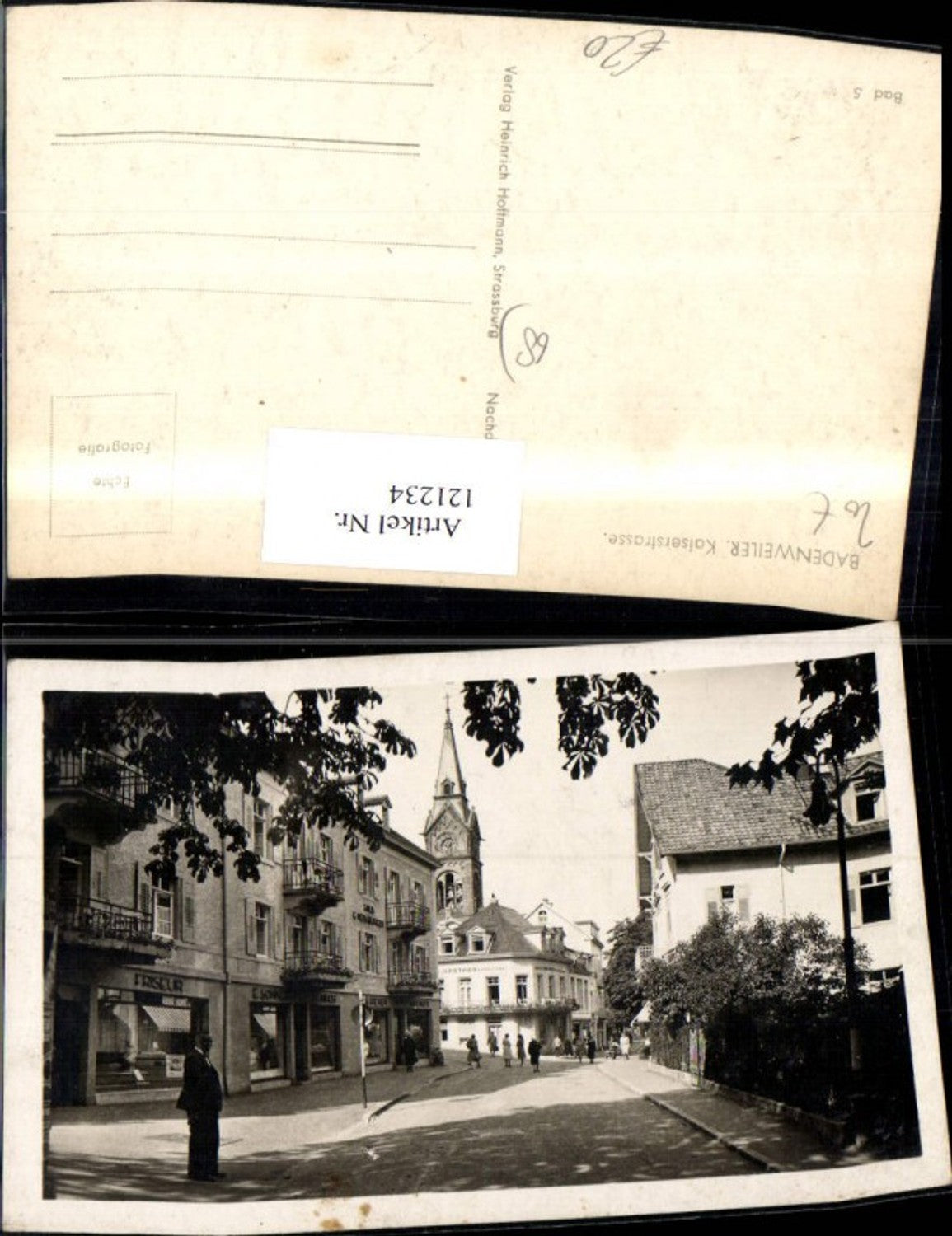 121234,Badenweiler Kaiserstrassse Strassenansicht