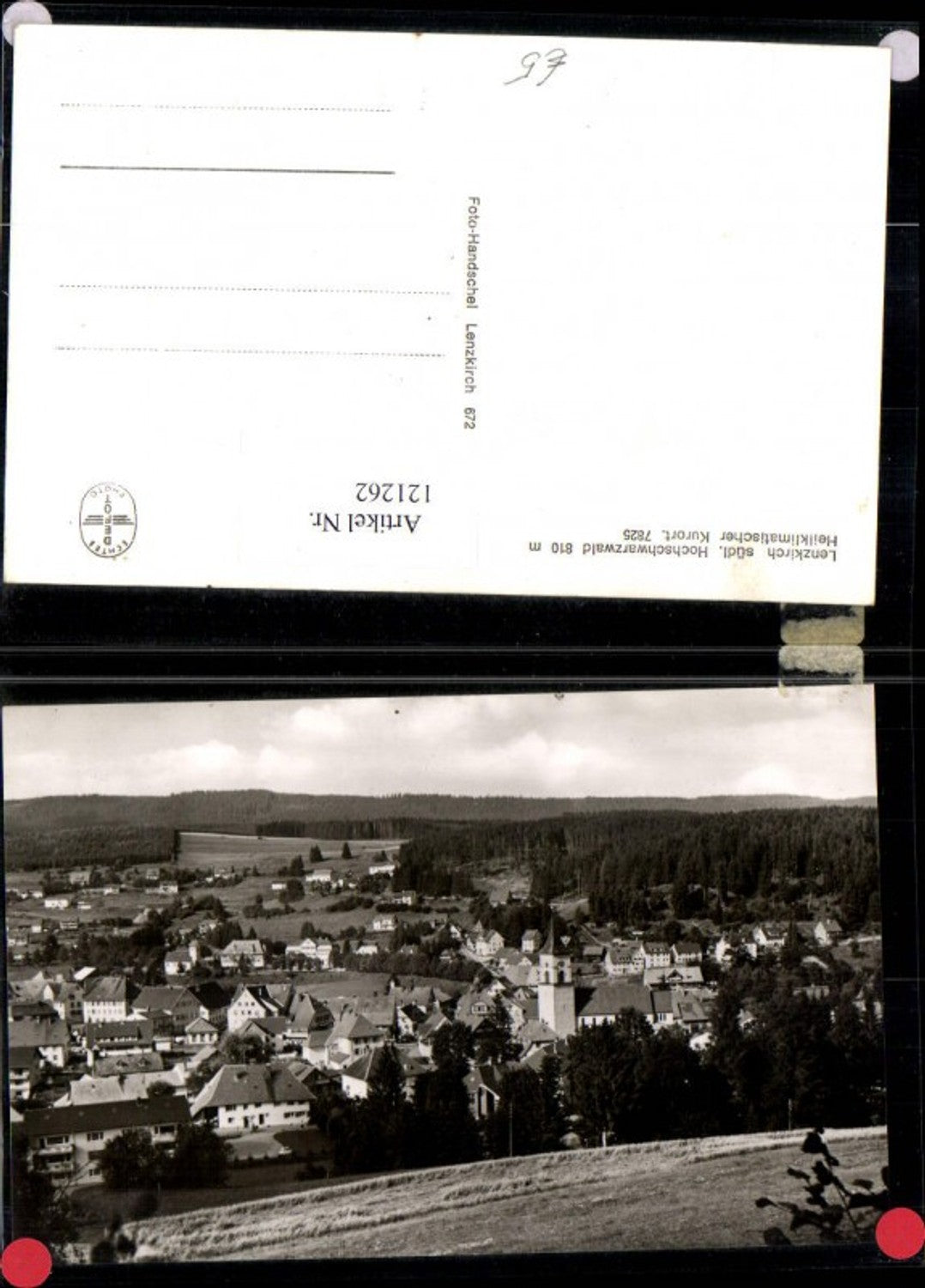 121262,Lenzkirch südl. Hochschwarzwald Totale