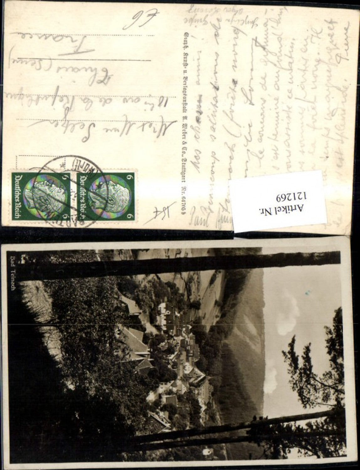 121269, Bad Teinach, view 1933