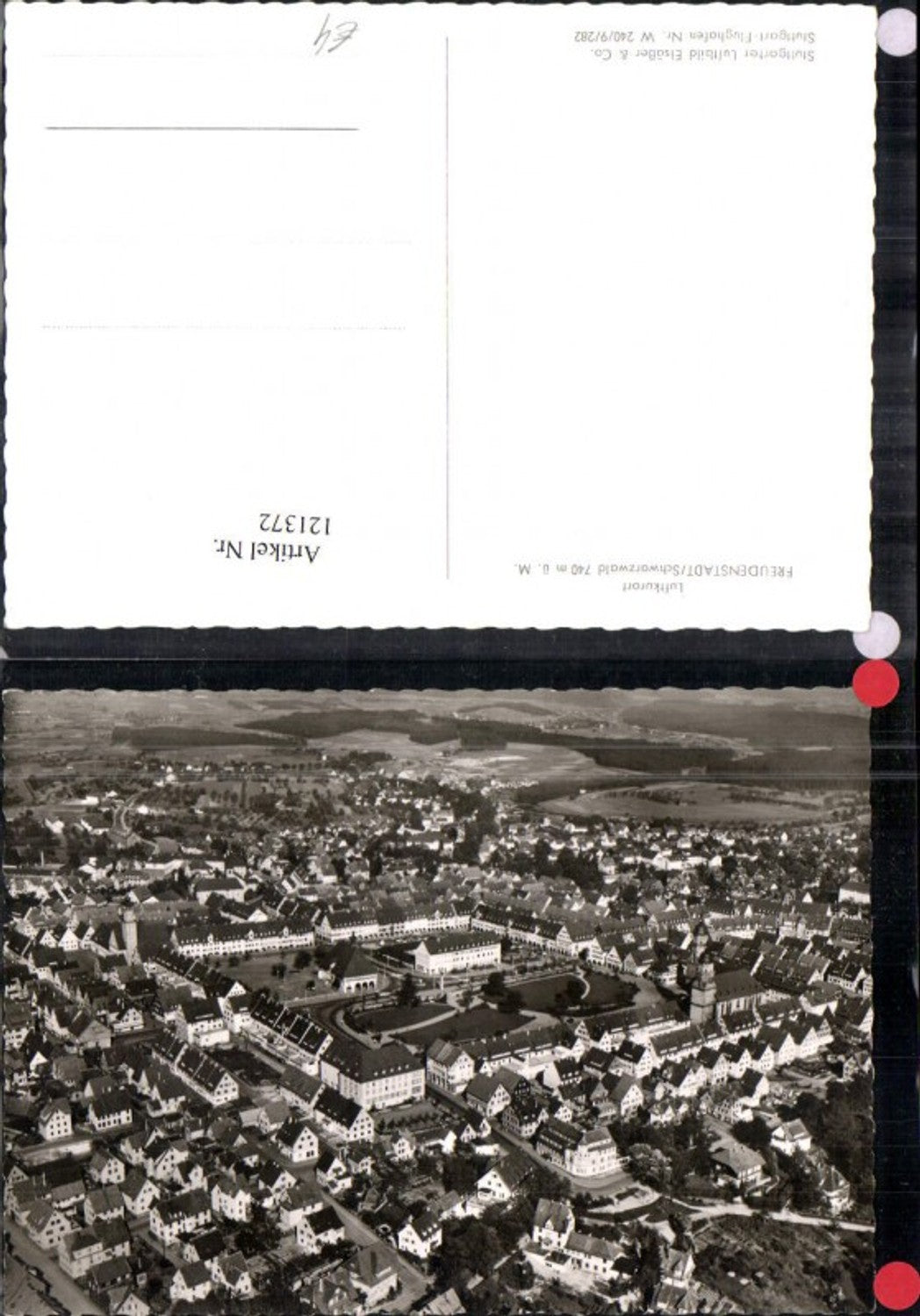 121372,Freudenstadt Schwarzwald Luftbild
