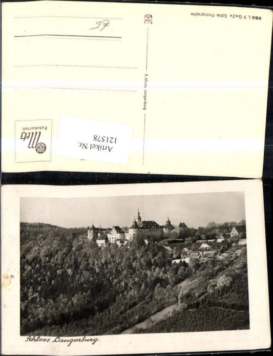 121578, Langenburg Castle View