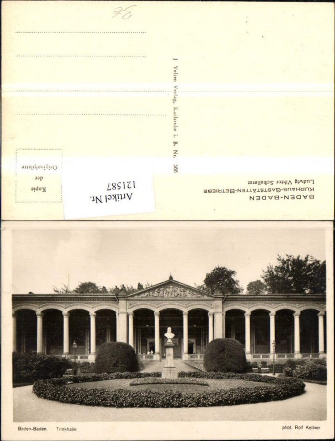 121587,Baden-Baden Trinkhalle Front