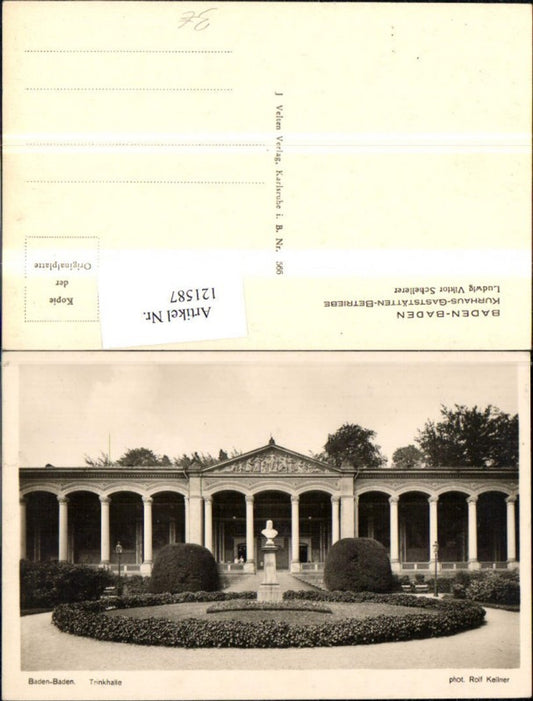 121587, Baden-Baden Trinkhalle Front