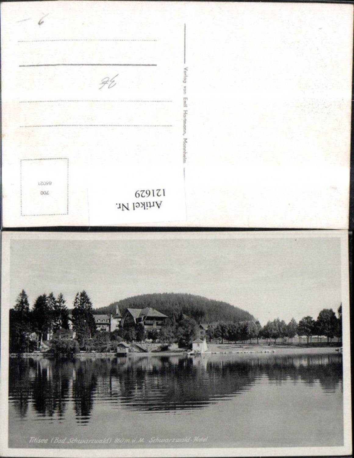 121629,Titisee Bad. Schwarzwald Schwarzwald Hotel