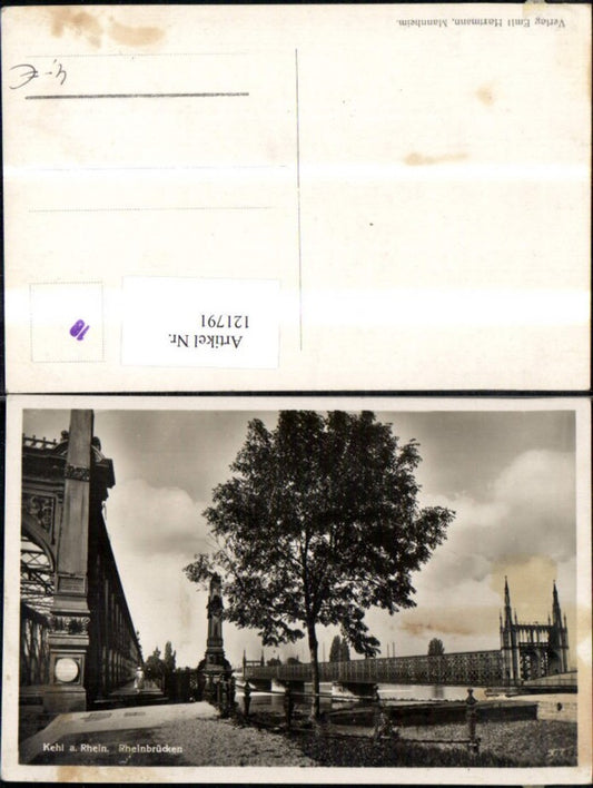 121791, Kehl am Rhein, Rhine bridges view