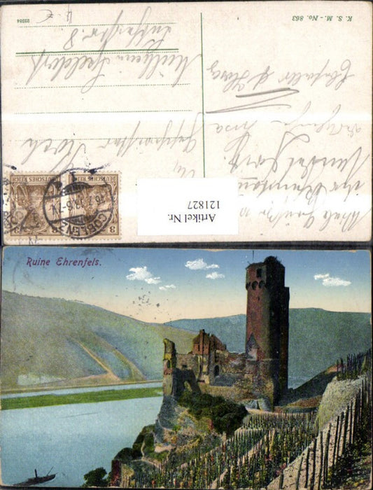121827, Ehrenfels ruins 1913