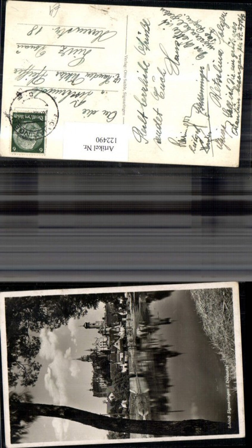 122490,Schloss Sigmaringen i. Donautal 1939