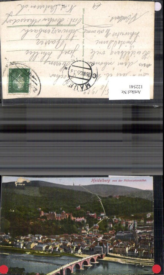 122541, Heidelberg vd Philosophenhöhe 1929