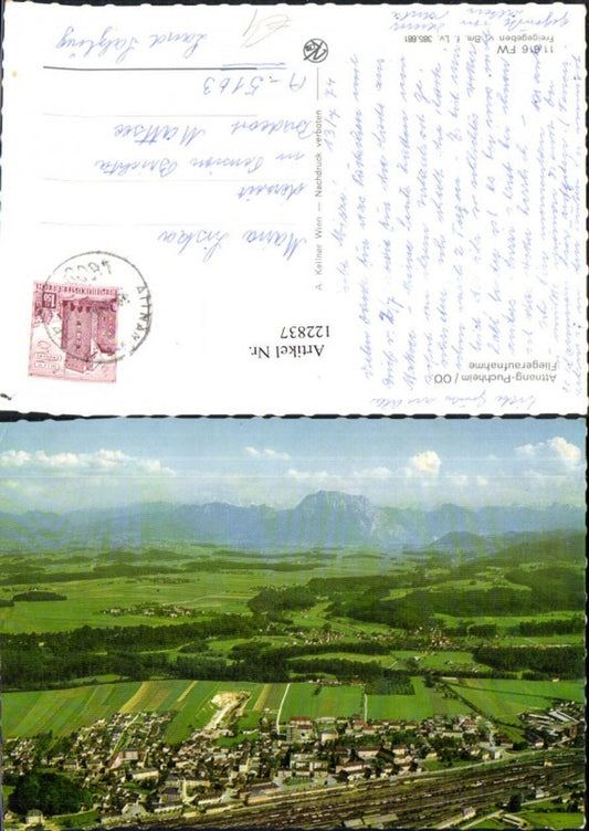 122837,Attnang-Puchheim Fliegeraufnahme 1974