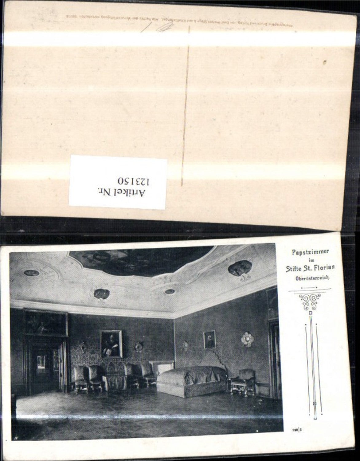 123150,Stift St. Florian Papstzimmer Innenansicht