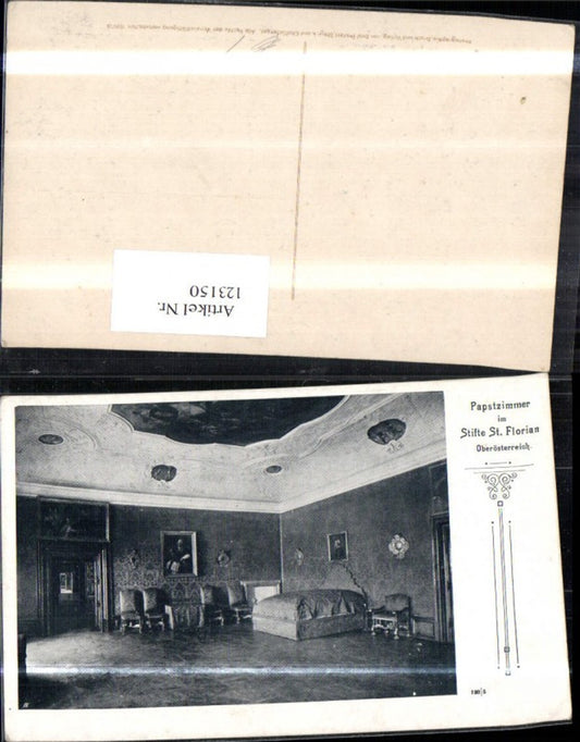 123150,Stift St. Florian Papstzimmer Innenansicht