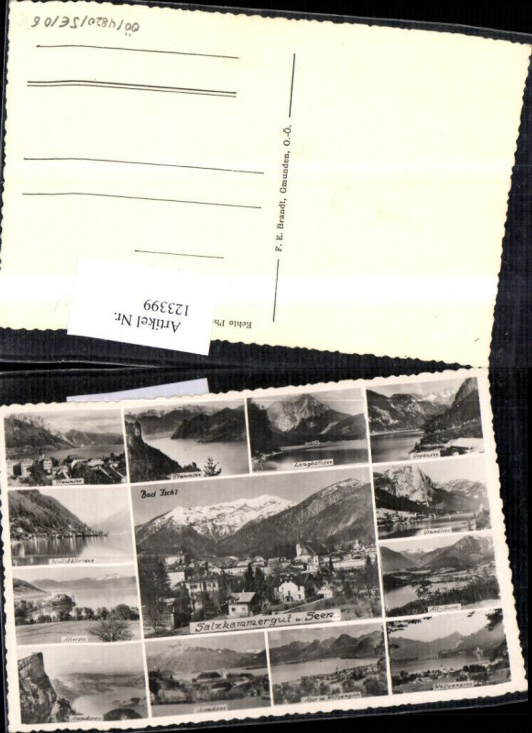 123399,Salzkammergut-Seen MehrbildAk