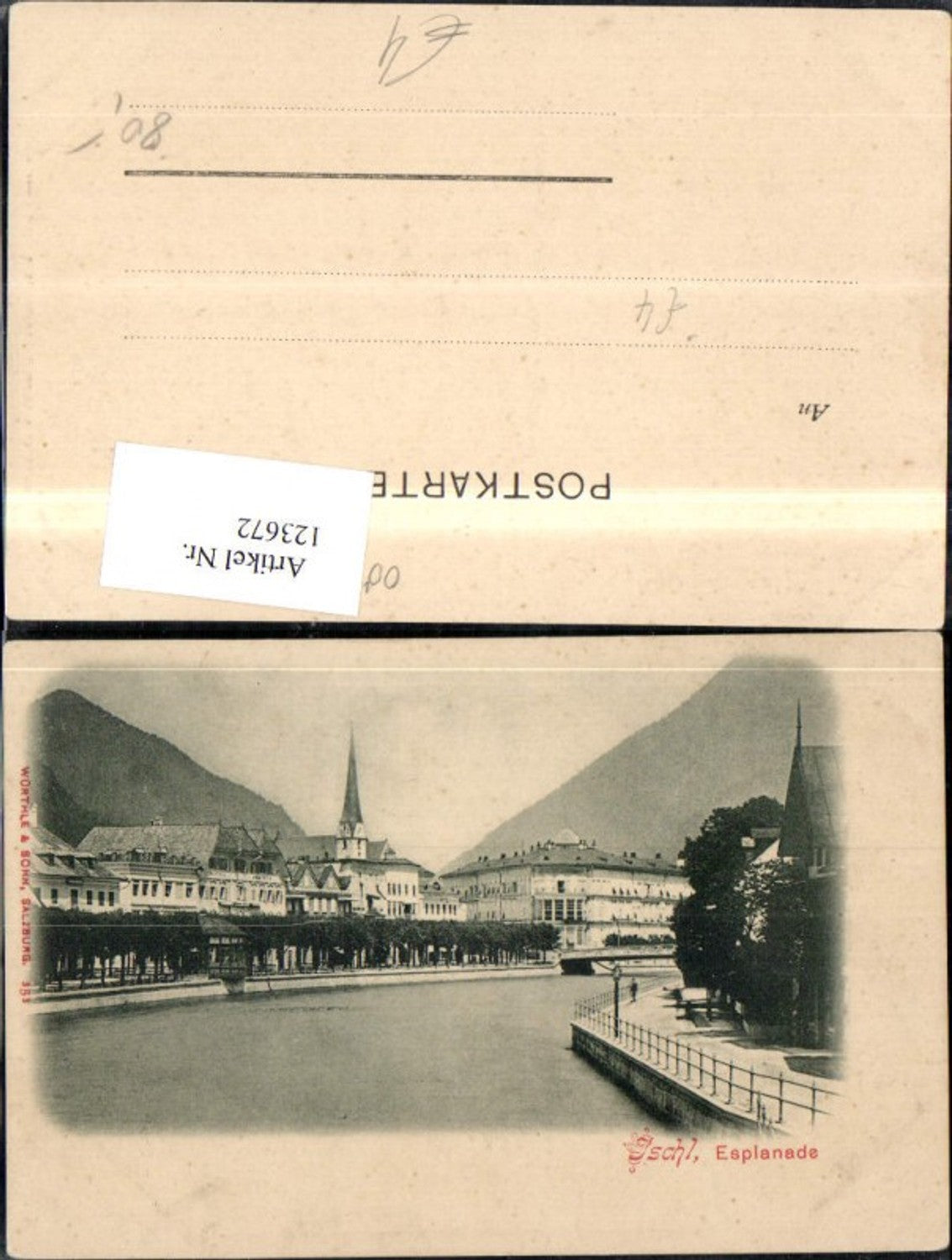 123672,Ischl Esplanade Uferpromenade