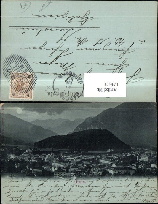 123673,Ischl Ansicht 1897