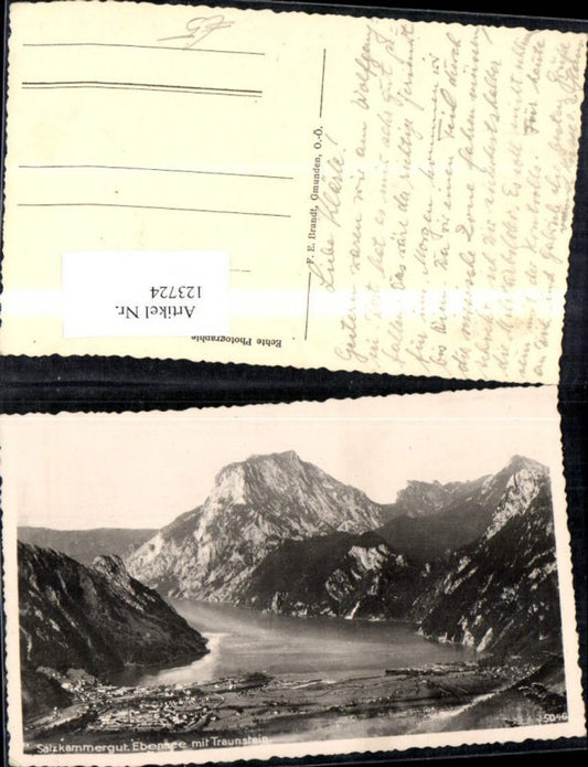 123724,Salzkammergut Ebensee m. Traunstein