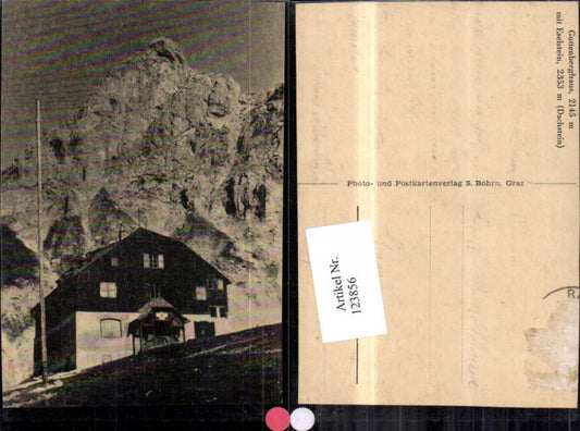 123856,Guttenberghaus m. Eselstein Dachstein