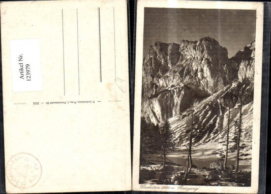 123979,Dachstein Reissgang Ansicht