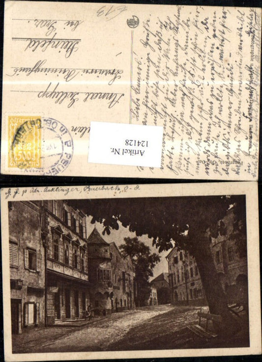 124128,Peuerbach Strassenansicht 1924